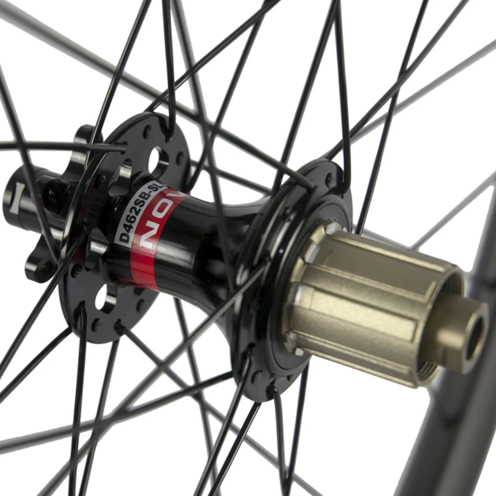 27.5ER Mountain Bike Carbon Wheelset Tubeless MTB Disc Brake Wheels with Novatec Hub QR/CENTERLOCK | Спорт и развлечения