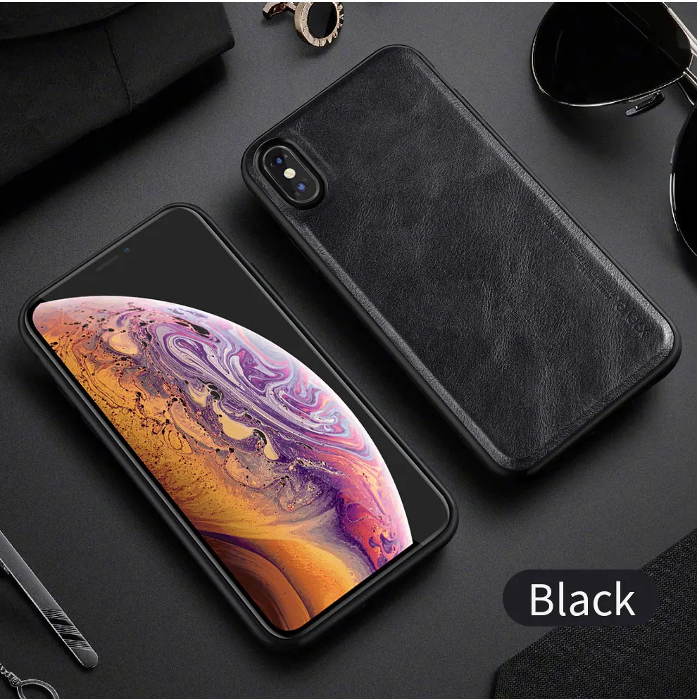 Для iPhone XR чехол для iPhone X XS Max X-Level роскошный винтажный кожаный чехол для iPhone 7 8 Plus 6 6s 6s Plus чехол Funda