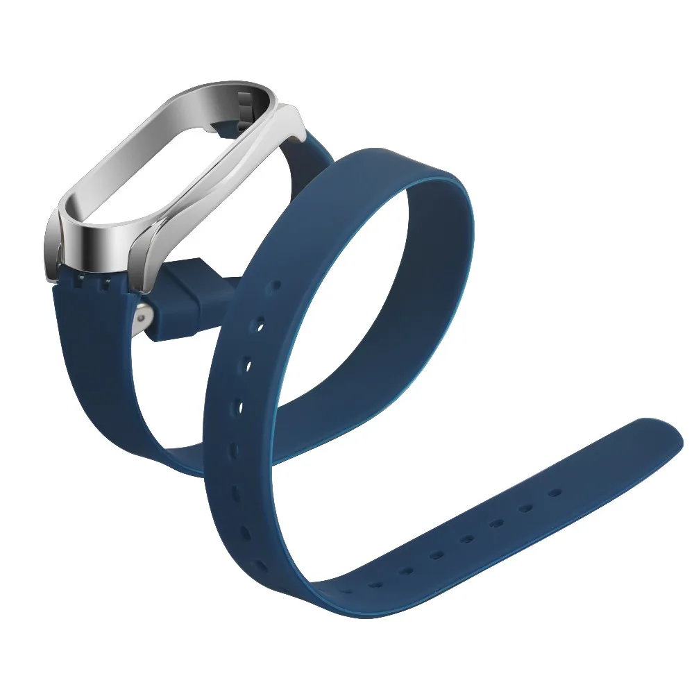 Силиконовый ремешок HONHX для Xiaomi Mi Band 3 сменный Браслет с двойной запахом наручных