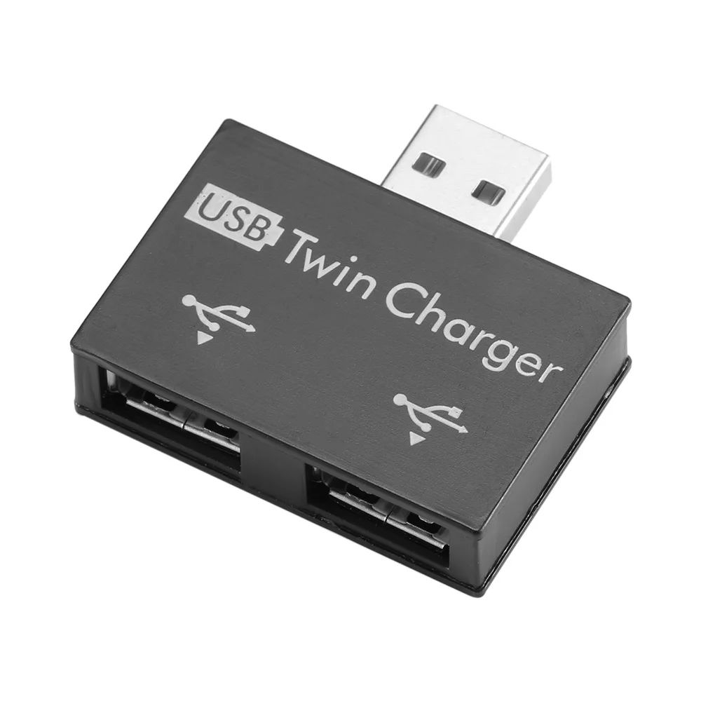 Powstro Mini usb хаб с 2 портами адаптер зарядного устройства Лидер продаж Модный Новый