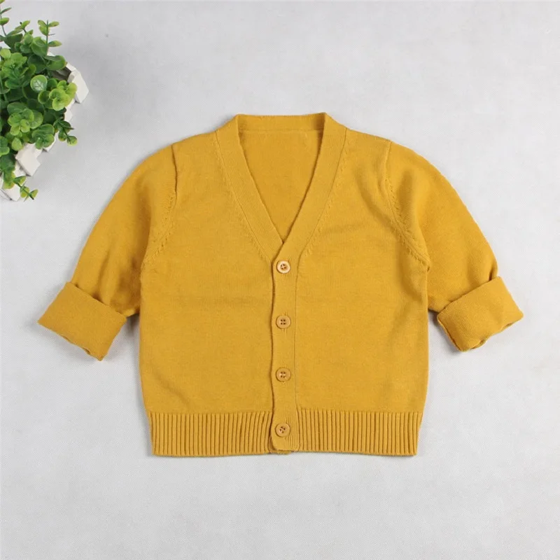 

Kids Cardigan Knitwear Sweaters Spring Autumn Baby Girl Solid sweater Jacket Boys Children Knitted Kids Sweater Girls clothing