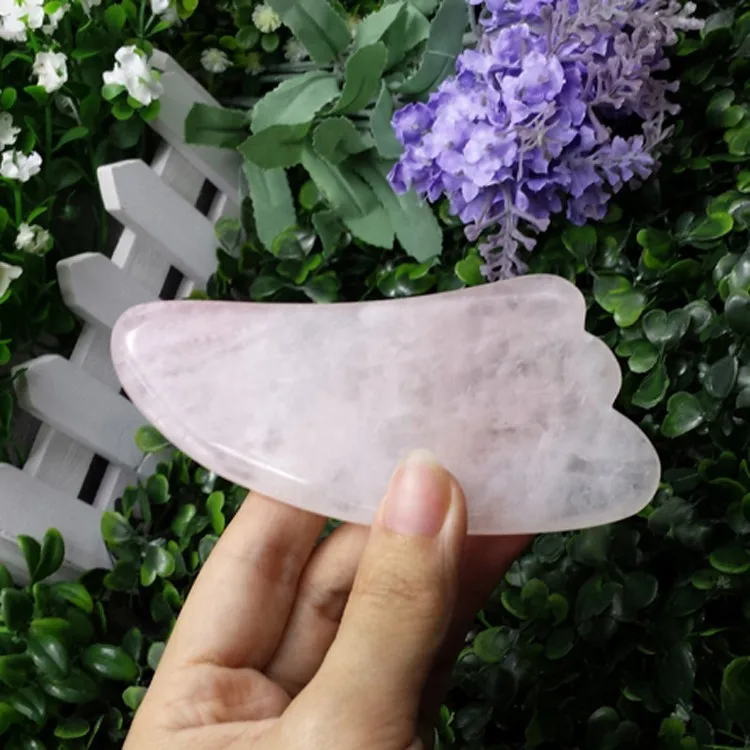 

Natural Powder Crystal Jade Scraping The Sand Pills Exquisite Beauty Plate Scrapping Plate Triangular