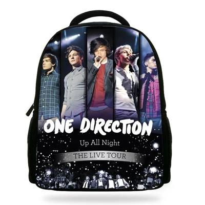 7F2024 14 дюймов Мода для мальчиков рюкзак 1D One Direction сумка для мальчиков детские школьные рюкзаки для девочек Mochila детские школьные - Цвет: 7F2024