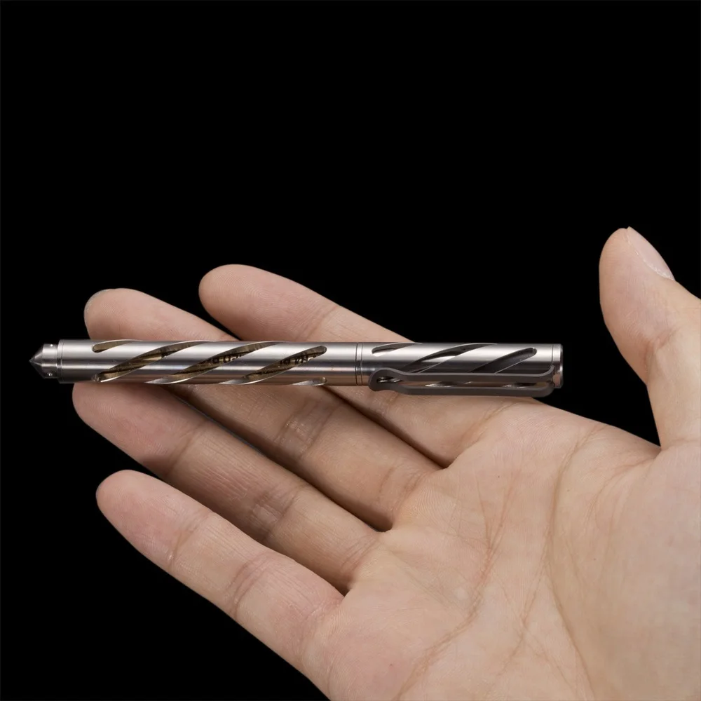 1 шт. Лучшая цена Nitecore NTP10 titaniunitecore titanium Fisher space pen с корпусом из алюминиевого