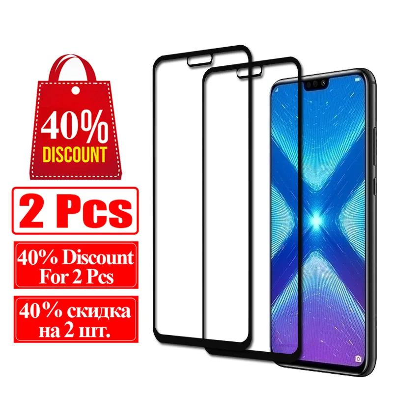 Защитное стекло для huawei honor 8x 7x 6x x8 honer 8 x Закаленное Стекло Huavei x7 x6 hono Screen Protector 9h