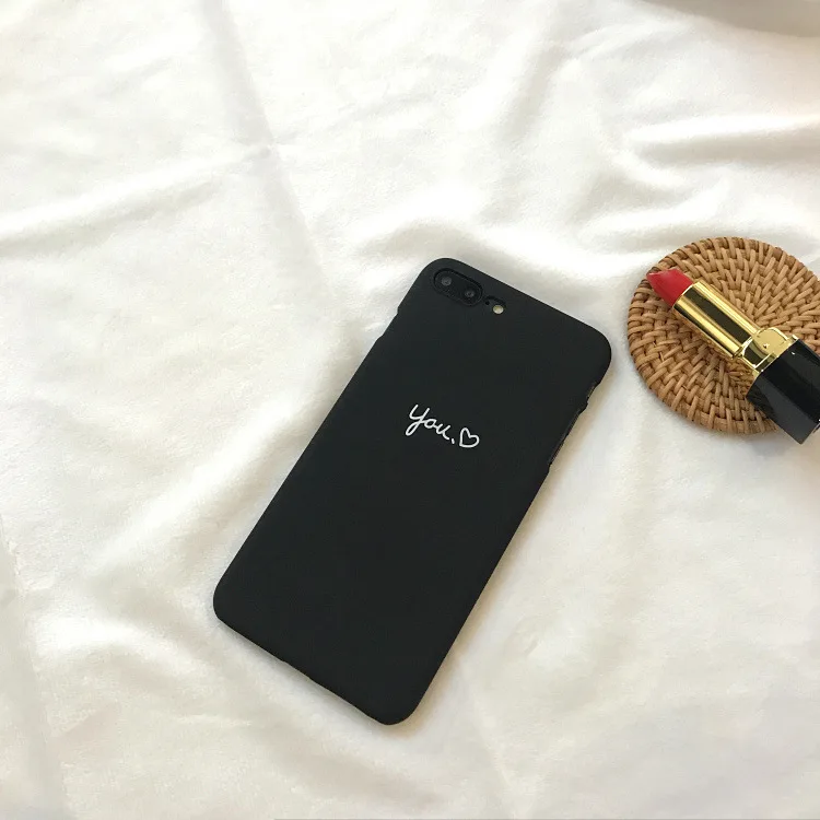 Чехол для телефона Me love you Couple для iphone 6 6s 7 PLus Чехлы карамельный цвет Жесткий Чехол для ПК для iphone 6 6s 7 Чехол Capa Fundas