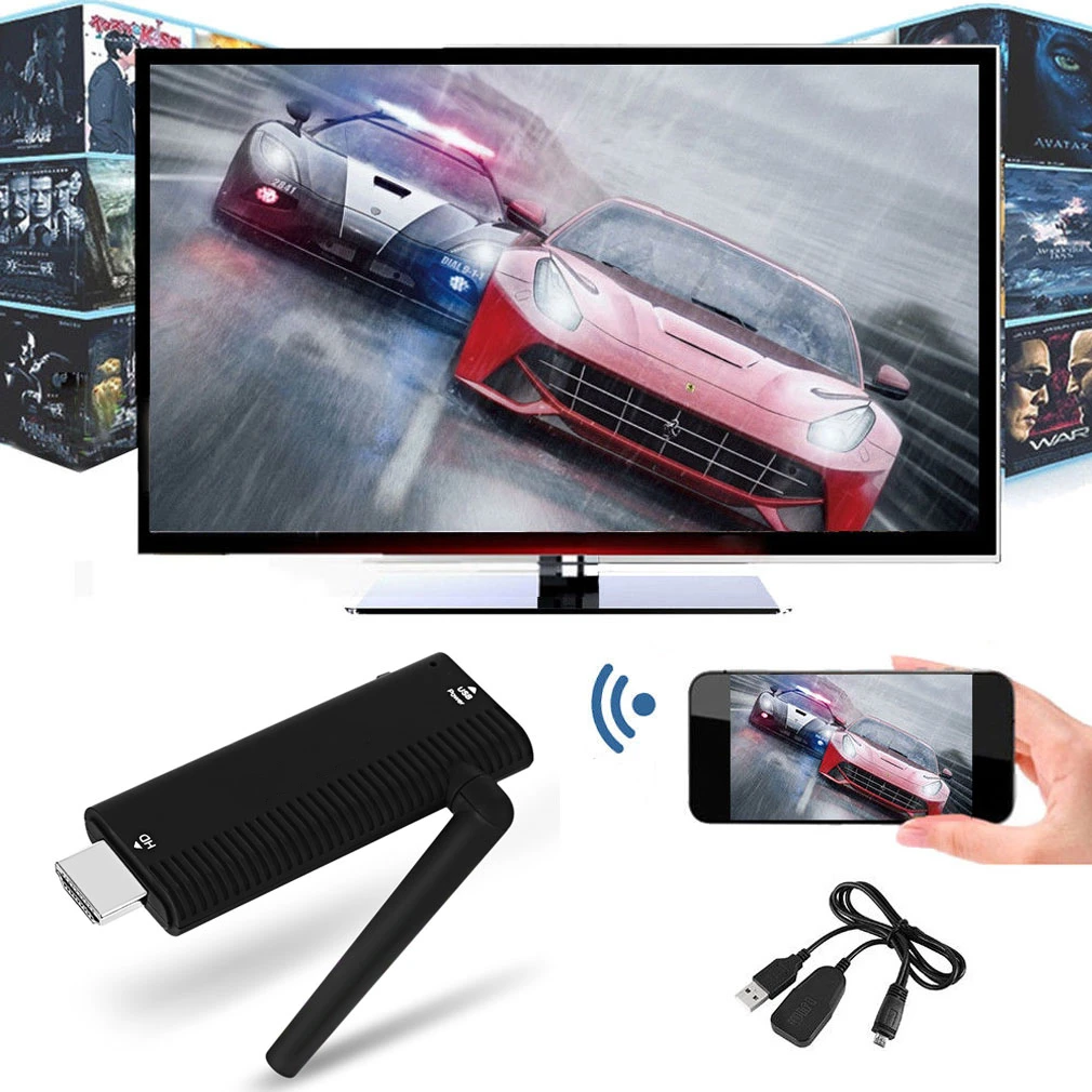 1080P Miracast WiFi Дисплей ТВ Беспроводной приемник HDMI AirPlay DLNA Share