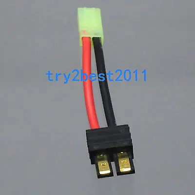 

Mini Tamiya Female to Traxxas TRX Male Plug Adapter 5cm 14awg cable