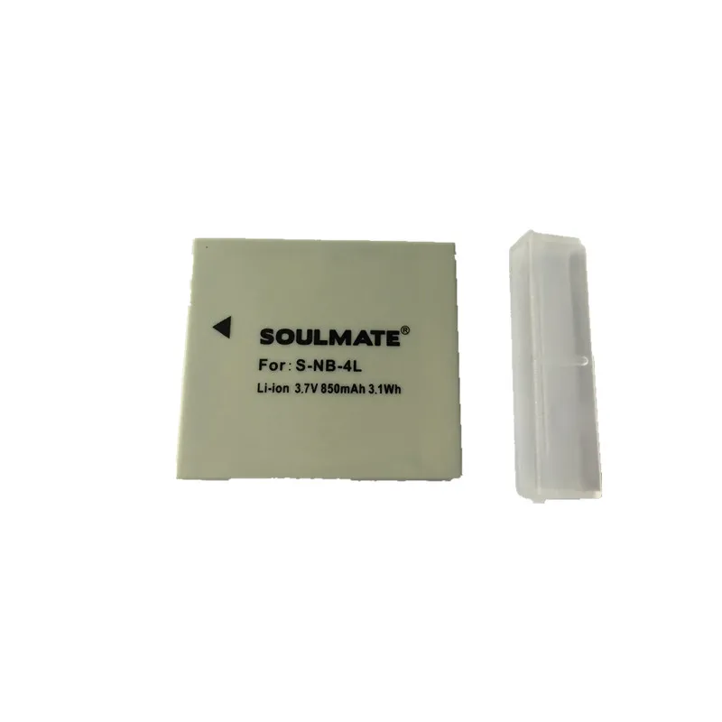 Литиевые аккумуляторы SOULMATE NB4L NB-4L для цифровой камеры Canon Camera s ELPH 100 300 310 330 HS TX1 40 50