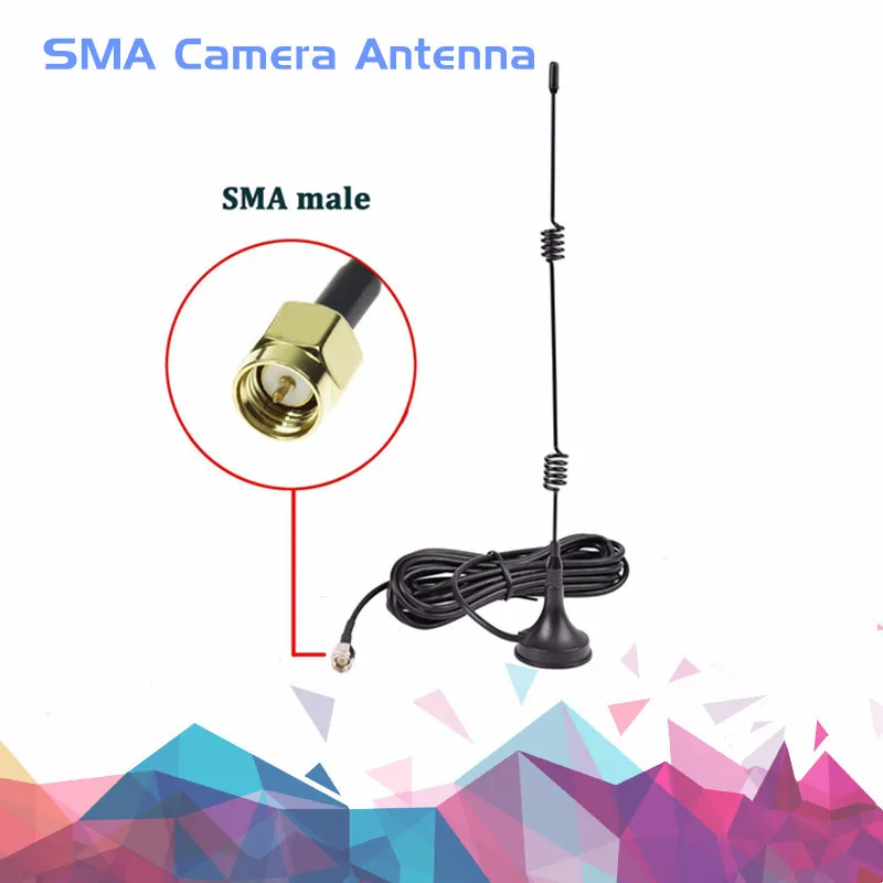 2400-2500 МГц/GSM/3G антенна маленькая присоска 7dbi 3 м кабель SMA разъем 2 4G wifi | Мобильные