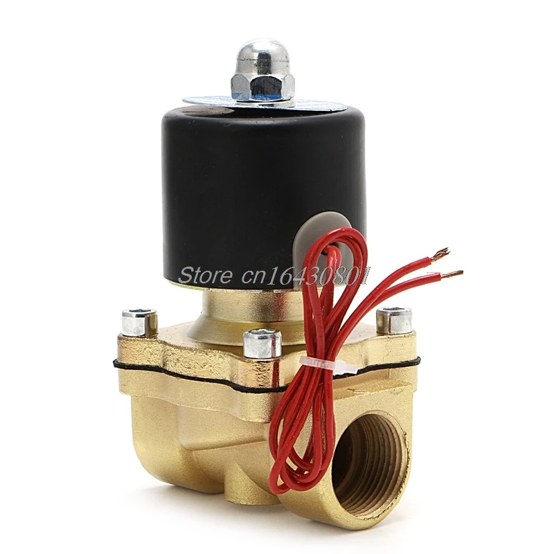 

3/4" 220V Electric Solenoid Valve Pneumatic 2 Port Water Oil Air Gas 2W-200-20 S08 Wholesale&DropShip