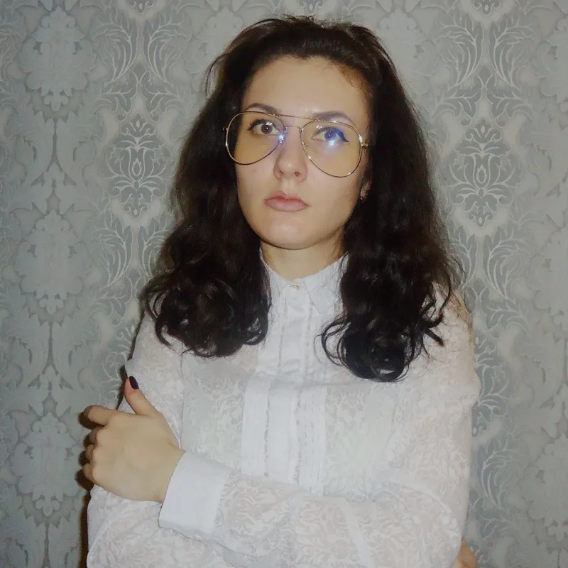 Оптические Золотые очки авиаторы женские и мужские брендовые классические