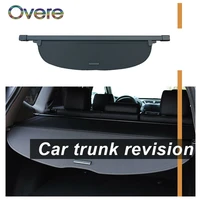 overe 1set car rear trunk cargo cover black for honda crv 2017 2018 car styling security shield shade auto accessories