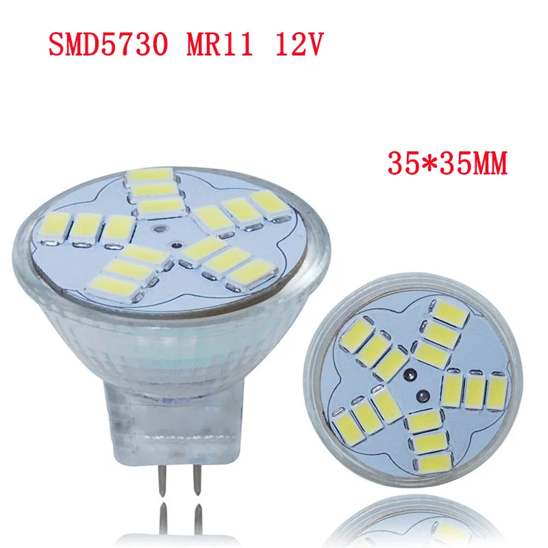 Светодиодный точечный светильник MR11 12 В 3 Вт 5 7 5730 SMD СВЕТОДИОДНЫЙ ная лампа