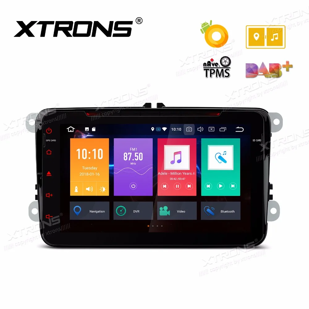 XTRONS 8 ''Android Восьмиядерный автомобильный dvd плеер gps радио для VW Volkswagen Bora Golf Plus