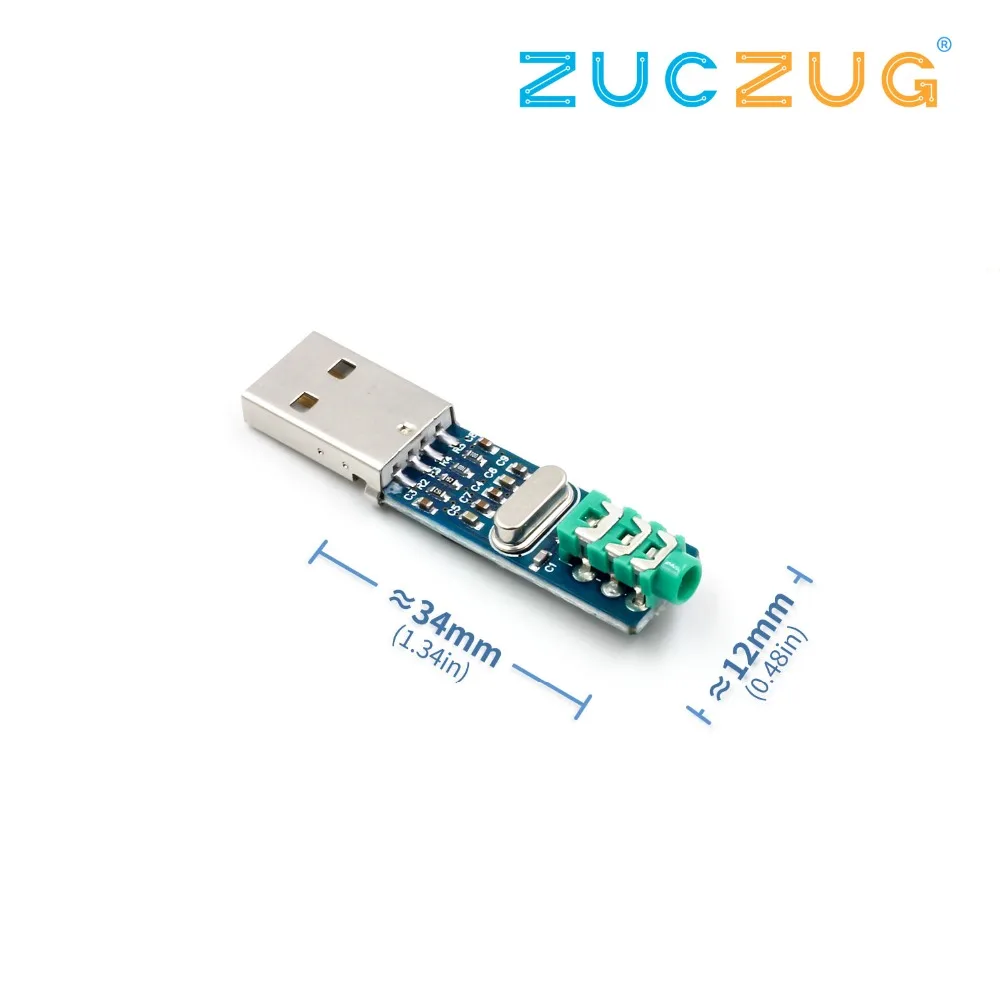 Mini PCM2704 USB DAC HIFI звуковая карта Power декодер Модуль платы Raspberry Pi 16 бит 5