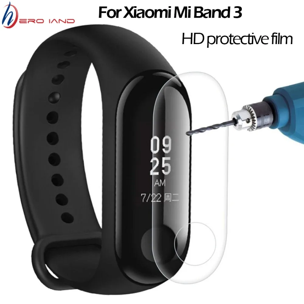 Защитная пленка для экрана Hero Iand Xiaomi Mi Band 3 умный Браслет полное покрытие защитная