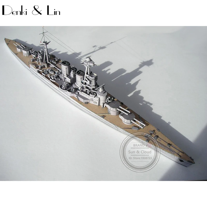 3D Пазл капот Великобритании масштаб 1:400|paper model|war 3d modelkids diy toys |