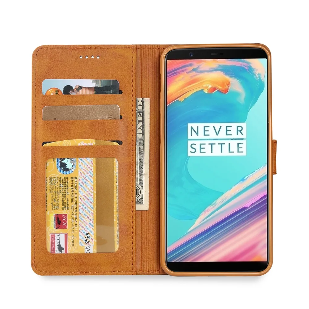 Чехол для Oneplus 5 т чехол телефона роскошный винтажный кошелек с картой карман