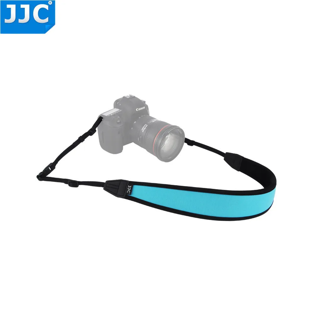 Sky blue JJC Quick Release шеи широкий ремень анти-скольжения DSLR камеры плеча шеи ремни для Canon Nikon sony Pentax Sansung - Цвет: Sky blue