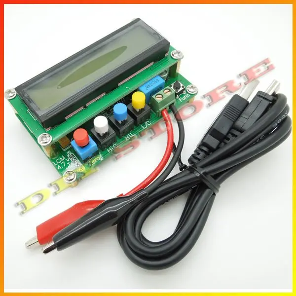 2 шт./лот Высокоточный L/C цифровой измеритель емкости индуктивности + Бесплатная