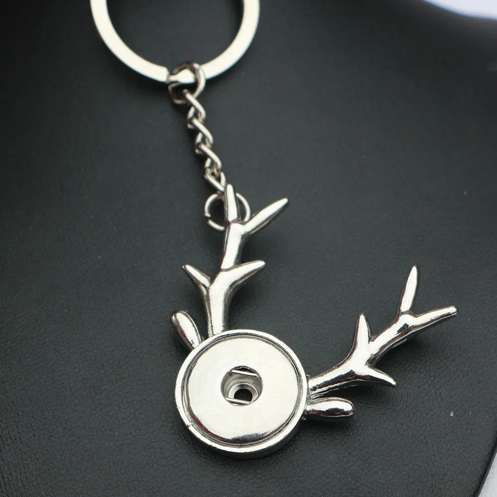 Большой рог лося рождественские подарки DIY кнопки Подвески брелки 18 мм