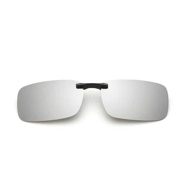 C3 Silver mirror Pro Acme, унисекс, прямоугольные, поляризационные, на застежке, солнцезащитные очки для мужчин/женщин, солнцезащитные очки, зажим для близоруких, анти-UVA, анти-уфв, CC1076 - Цвет линз: C3 Silver mirror