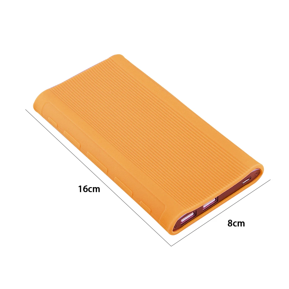 Силиконовый чехол для Xiaomi power Bank 3 поколения 20000 мАч PLM07ZM резиновый чехол для портативного внешнего аккумулятора