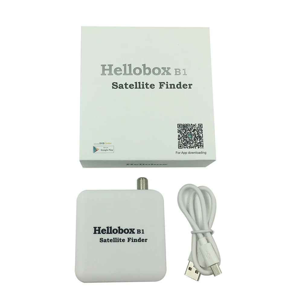 Hellobox B1 спутниковый искатель Поддержка bluetooth Android APP устройство поиска DVB звуковая Блокировка сигнала TP Запись Мини Смарт-спутниковый искатель