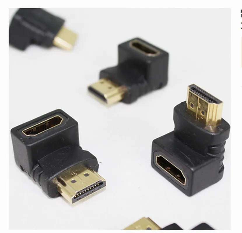 Стандартный прямоугольный HDMI совместимый адаптер 1 4 с разъем Мама папа 10