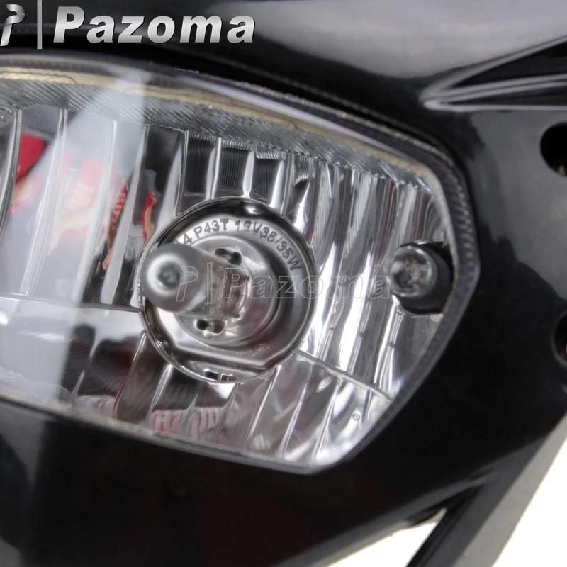 Передняя фара H4 для мотоцикла с указателем поворота Yamaha Suzuki WR EXC MXC CRF 250 400 450 SX