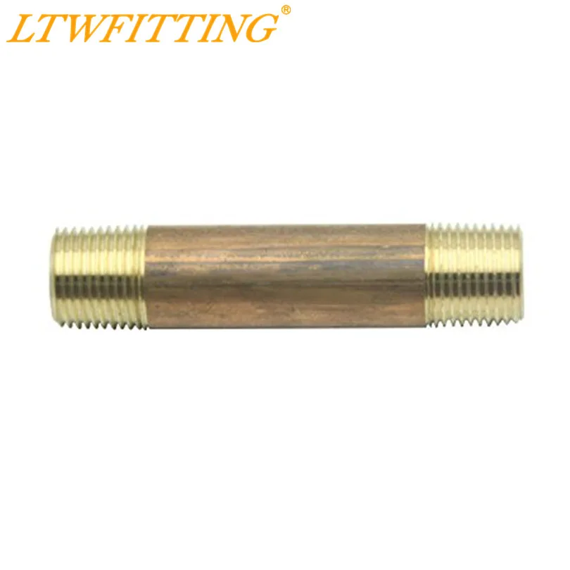 

LTWFITTING Brass Pipe 5" Long Nipple Fitting 2" Male NPT Air Water