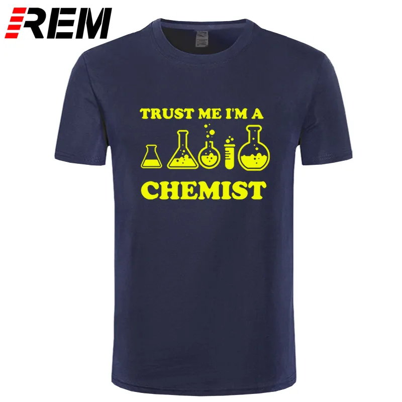 REM Trust Me I'm A Chemist забавная футболка для мужчин с принтом хлопок короткий рукав химия уличная Мужская футболка хип-хоп