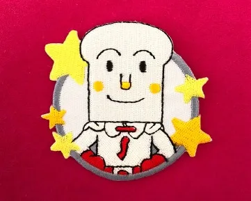 Anpanman fabric Embroidered patch sew on Motif Applique garment embroidery cartoon DIY accessory | Дом и сад