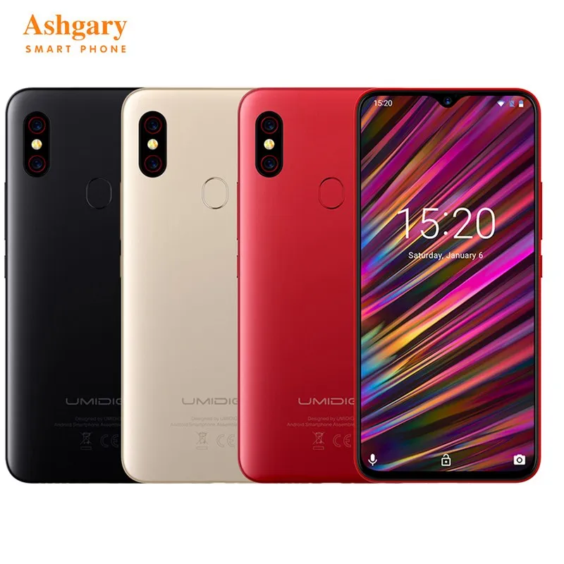 UMIDIGI F1 смартфон с 6 3 дюймовым дисплеем восьмиядерным процессором Helio P60 ОЗУ 4 Гб ПЗУ