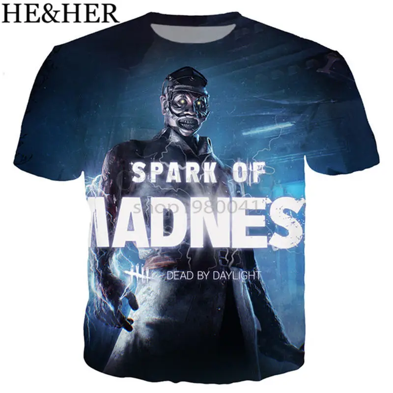03 Новые летние топы, игра Dead By Daylight футболка для мужчин/женщин футболки с 3D-принтом короткий рукав Харадзюку стиль футболка уличная - Цвет: 03