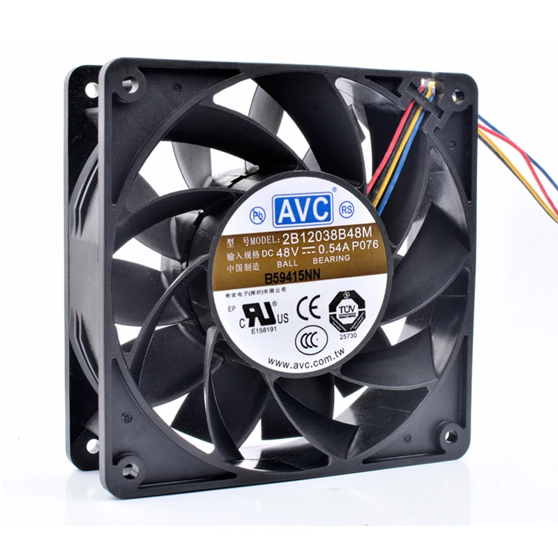 Новый оригинальный Сервер связи 2B12038B48M 12 см 12038 дюйма 120x120x38 мм 48 в А 4 линии
