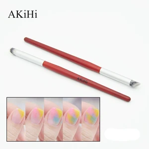 Кисти для дизайна ногтей AKiHi, градиентные кисти для ногтей