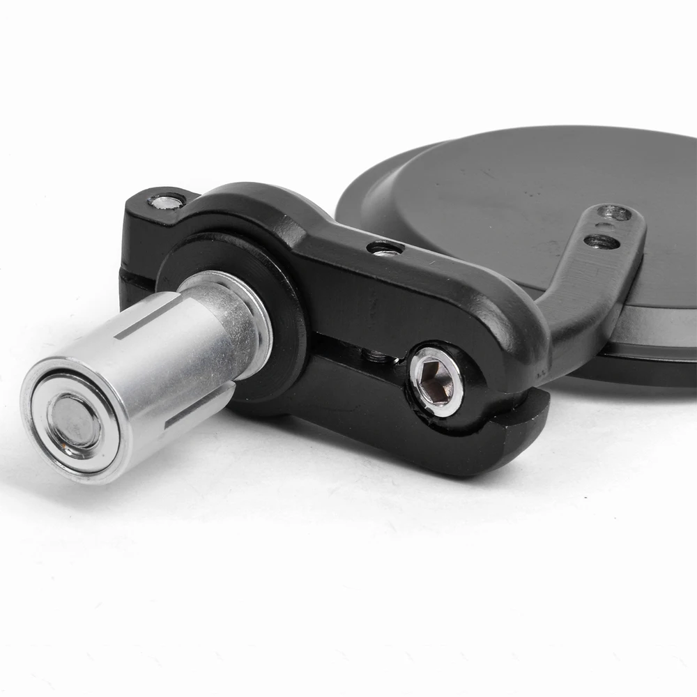 Универсальный мотоцикл 3 &quotКруглый 7/8&quot Ручка Бар зеркала для Кафе Racer Bobber Harley Honda