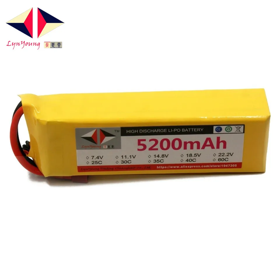 HX Lipo батарея 4S 14 8 V 5200mah 25C 30C 35C 40C 60C для радиоуправляемого дрона квадрокоптера