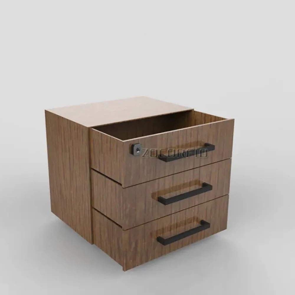 Черный дверной смарт-замок без ключа с USB-зарядкой и отпечатком пальца |