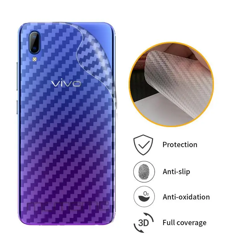 3D защитная пленка из углеродного волокна VIVO Y91 Y91i Y93 Y93S Y95 Y97 Защитная для задней