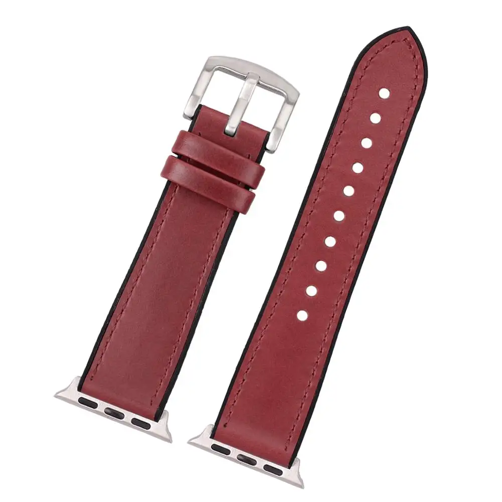 Ремешок для мужских наручных часов из натуральной кожи 38 мм 42 мм|Ремешки часов| |