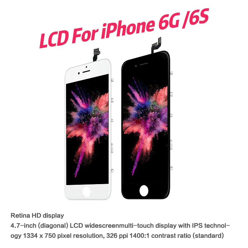 AAA +++ для iPhone 6 6S LCD 100% новый 5 5S 7 Дисплей с 3D сенсорным экраном дигитайзер в сборе