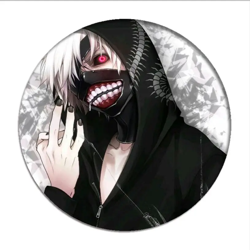 Одежда с надписью Tokyo Ghoul для косплея канеки кэна значок Sui ишида Touka Kirishima брошь