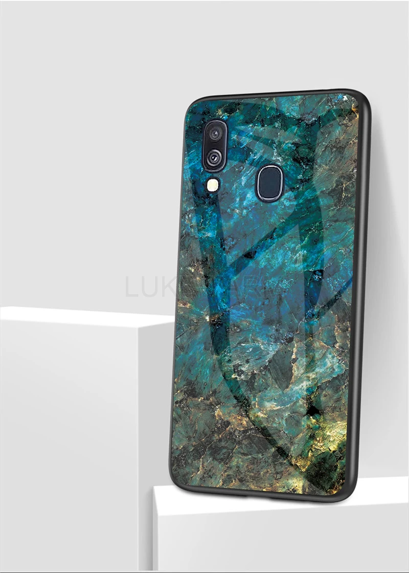Закаленное Стекло Мрамор чехол для samsung galaxy A50 a70 A30 A10 A40 M10 M20 M30 A9 A8 A6 J4 J6 S7 S8 S9 S10 плюс S10E крышка