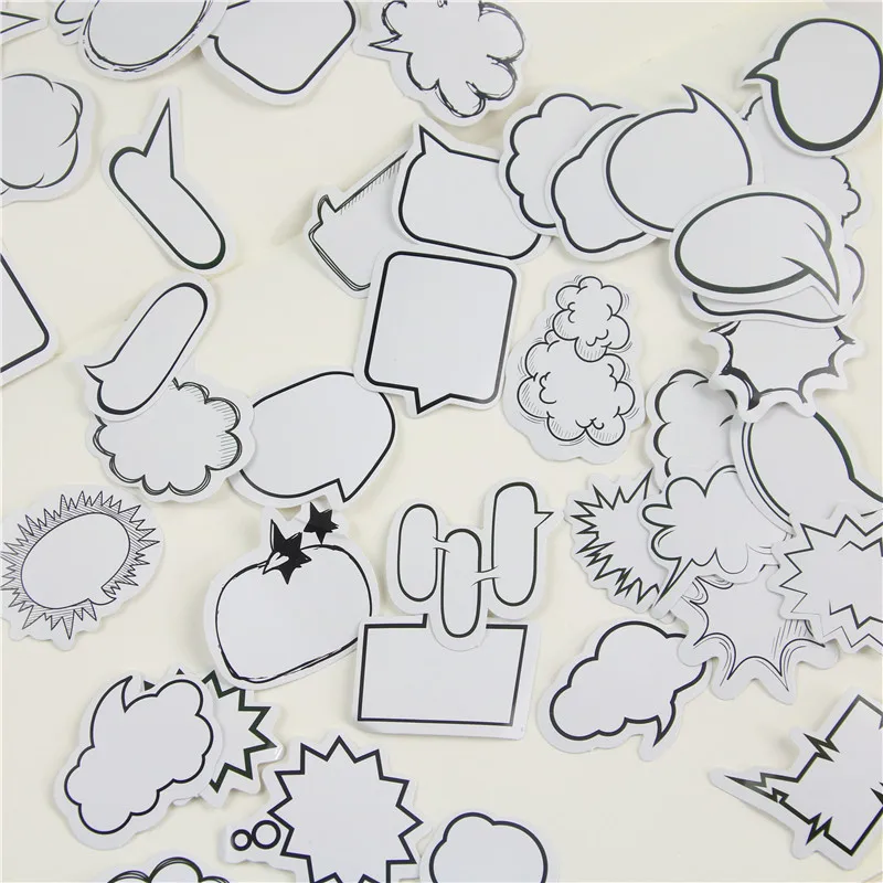 45 шт./кор. креативные бумажные этикетки и наклейки для альбомов скрапбукинга