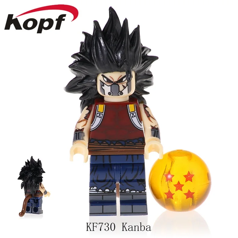 KF730 Without Box Строительные блоки Dragon Ball Z Gogeta Сон Гоку Вегета вегетто мира сон Гохан канба Tapion фигурки модель игрушки для детей KF6069 - Цвет: KF730 Without Box
