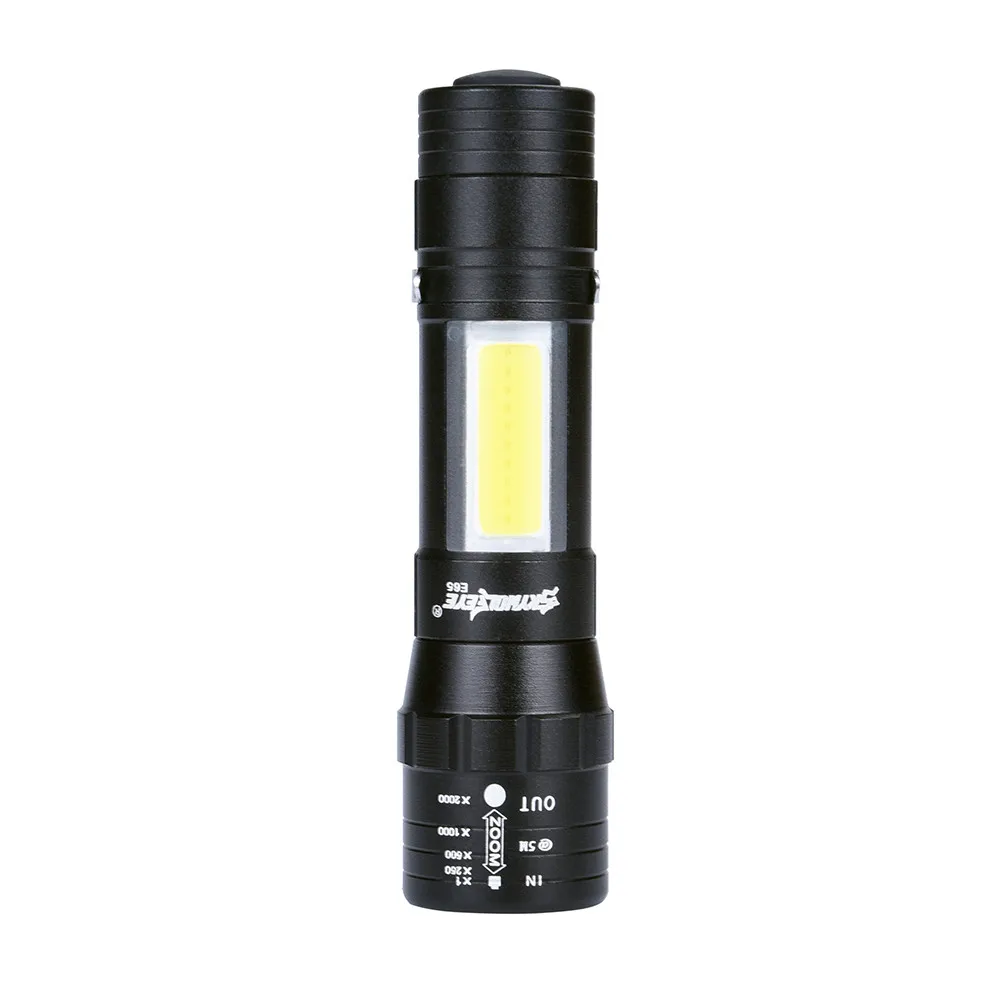 3800LM XML-Q5 + COB светодиодный фонарик портативный мини зум torchflashlight использование AA