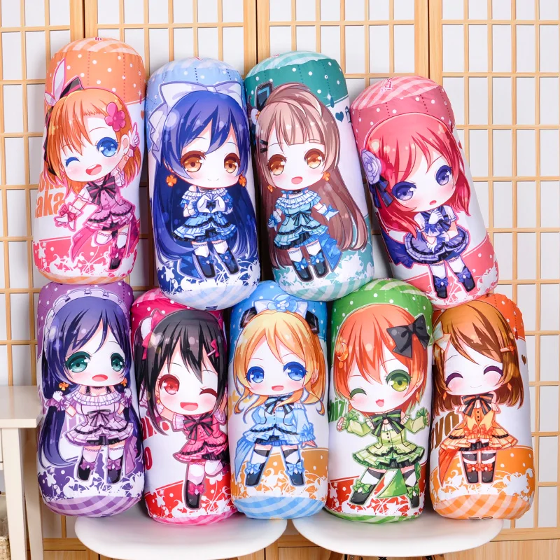 

New Anime Cartoon Love Live Column Neck Pillow Coussin Bed Decoration Gift